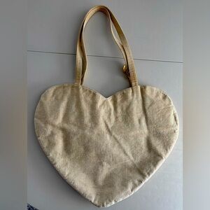 VINTAGE: Carey Adina | oversized heart shoulder bag.